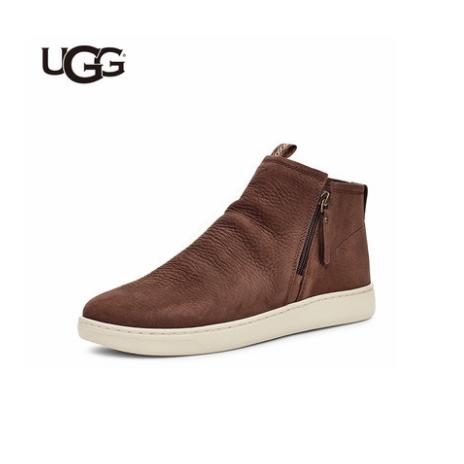 每满1000送100【自营】 UGG 男单鞋平底高帮潮流时尚真皮休闲鞋 1110979-001zt 商品图0