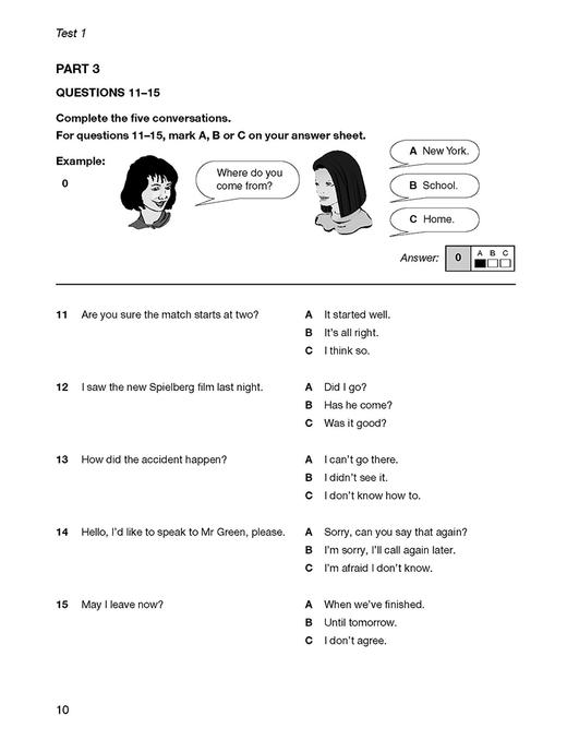 剑桥通用五级考试KET官方真题4 商品图1