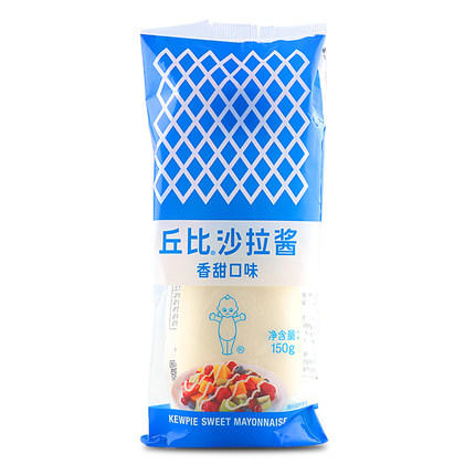 丘比香甜味沙拉酱 150g/瓶  双盖软包装挤压瓶 蔬菜水果面包汉堡伴侣 商品图2
