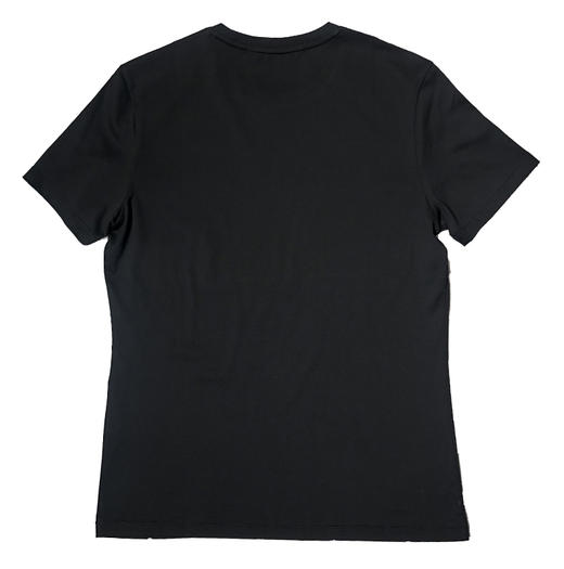 Marco Azzali 黑色圆领纯棉T恤 T3824200 商品图1