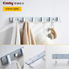 日系简约免打孔太空铝挂衣钩 | 墙壁挂勾衣帽钩挂衣架 商品缩略图4