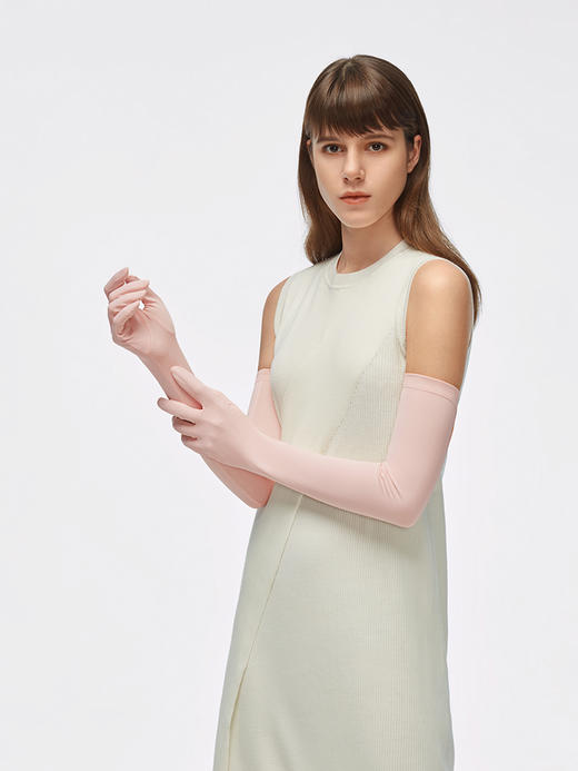 蕉下 长款防晒手套开车防紫外线冰丝透气防滑户外骑行全指长款冰袖