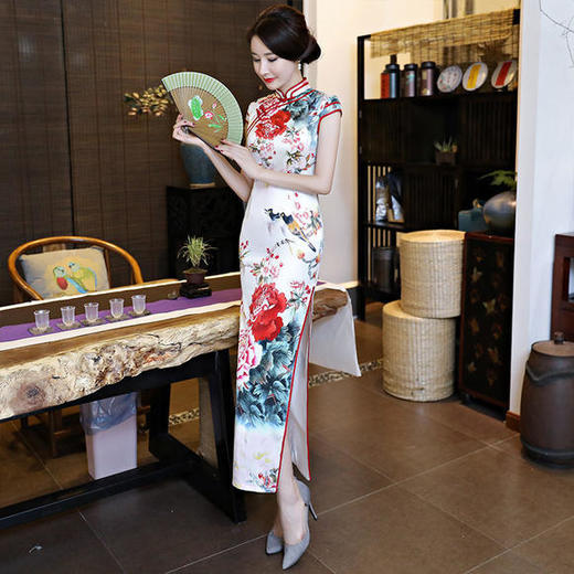JLM-1926改良时尚丝绸修身旗袍 商品图1