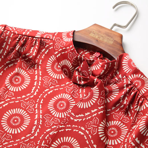 DMNE-21325名媛气质真丝女士衬衫 商品图1