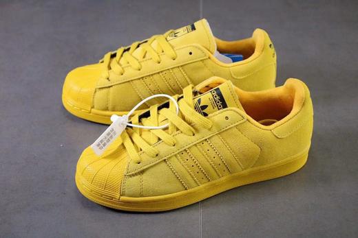 阿迪达斯三叶草 SUPERSTAR贝壳头打造 EVA原装蓝底 逆天脚感 配专柜新品吊牌 商品图0