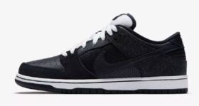 Nike  sb Dunk Low TRD QS 883232-442 暗蓝黑-白色