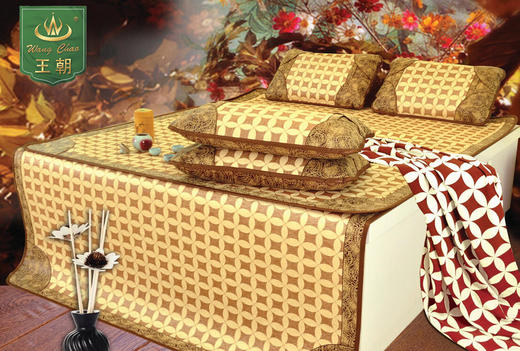 王朝花开富贵丝竹席 商品图0