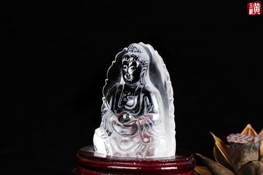 白水晶观音摆件 商品图2