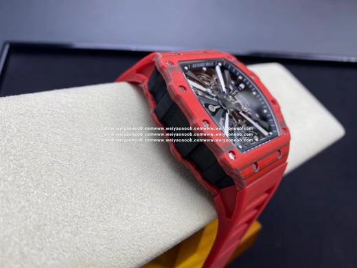 【RICHARD MILLE】理查德 RM12-01NTPT真陀飞轮 非凡运动镂空流线型手表，机芯手动上链机芯，机芯桥板融入赛车底盘的灵感元素，镂空基板以4枚钛合金桥板固定，直接呈现机芯的运动，两支指 商品图4