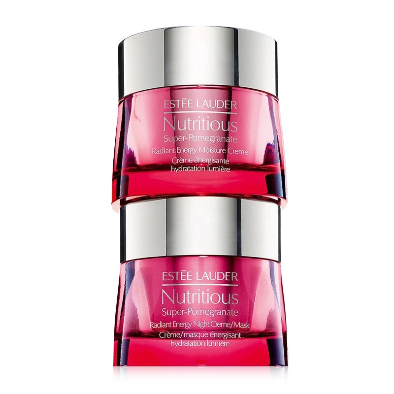 美国雅诗兰黛(Estee Lauder)红石榴鲜活营养日晚霜套装新款（50ml+50ml）【保税直发】