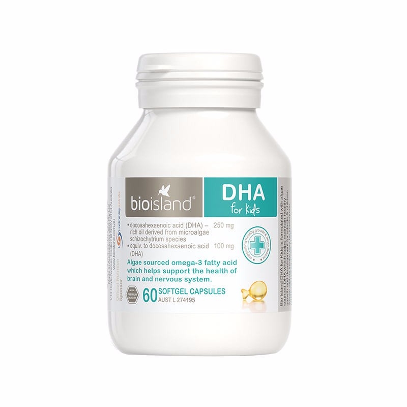 【跨境】澳洲Bio Island天然海藻油婴幼儿DHA 60粒