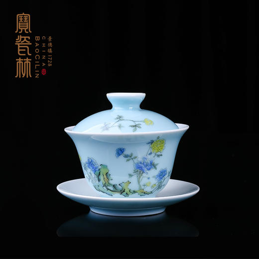 宝瓷林天青玉堂春蹲式杯8头 商品图1