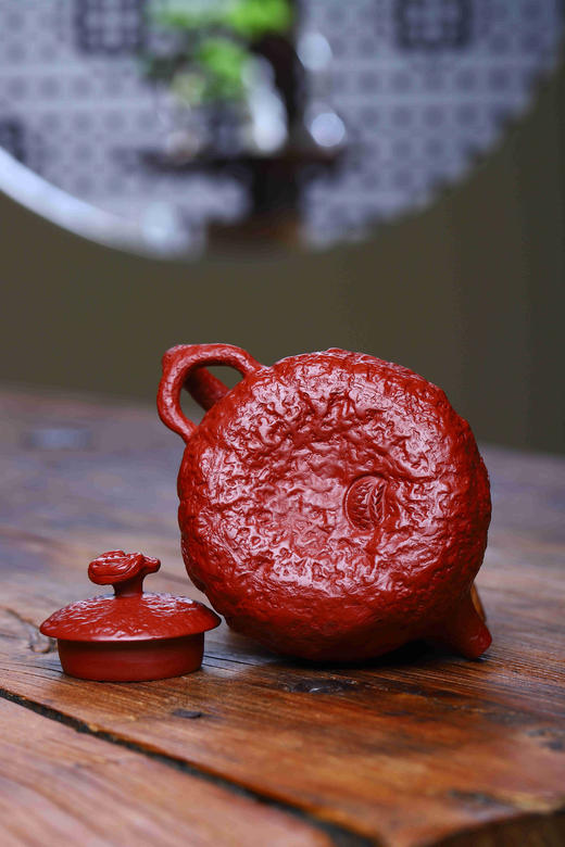 隐龙供春泥料大红袍容量230cc作者潘苗苗实力派艺人