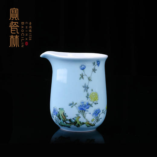 宝瓷林天青玉堂春蹲式杯8头 商品图2