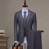 西服套装男士职业伴郎韩版结婚商务正装外套修身休闲小西装男上班 商品缩略图0