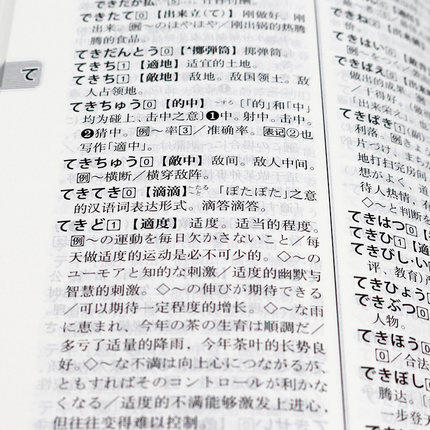 新明解日汉词典 日语词典 日本语字典 日语工具书 汉日词典 日本语入门初学自学零基础教材用书 商品图3