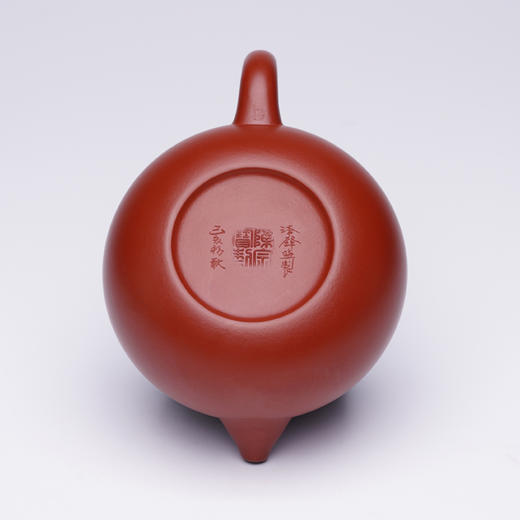 龙德堂陶艺 陈宗宝制 《吉子》 大红袍 320cc 库存请咨询客服 商品图4