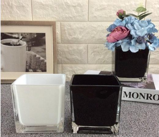 创意黑白方缸 商品图2