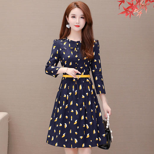 qym-ked-96a08新款优雅气质短款连衣裙tzf