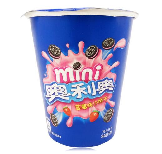 【亚欧超市】奥利奥草莓小饼干55g 商品图1