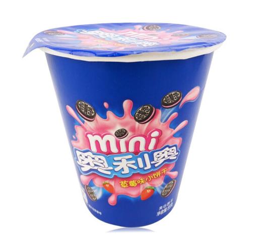【亚欧超市】奥利奥草莓小饼干55g 商品图0