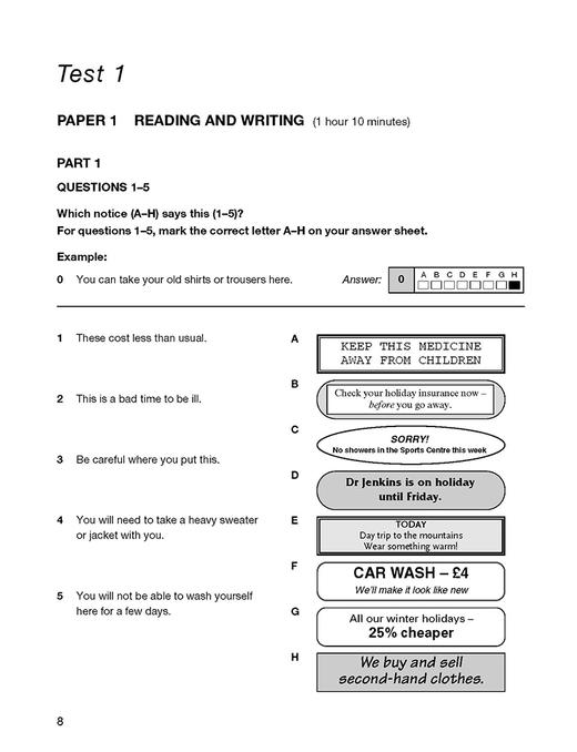 剑桥通用五级考试KET官方真题4 商品图2