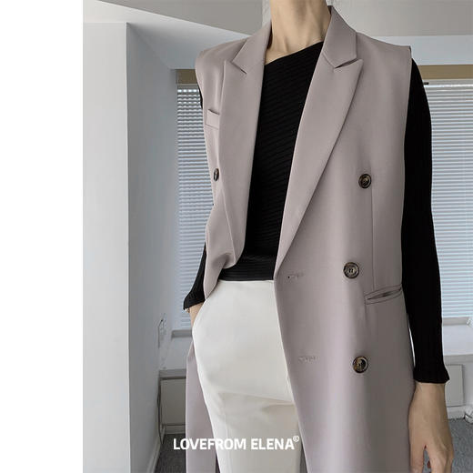 双色选｜强弹力露肩针织衫 商品图7