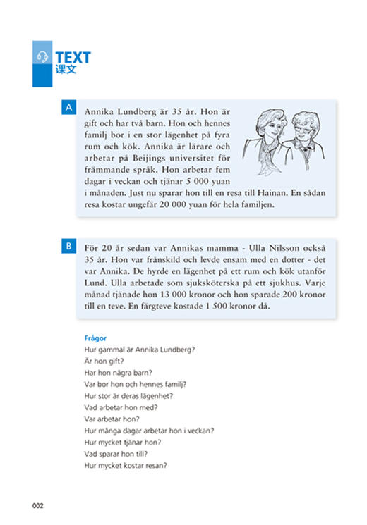 新经典瑞典语(综合教程)(2) 商品图1