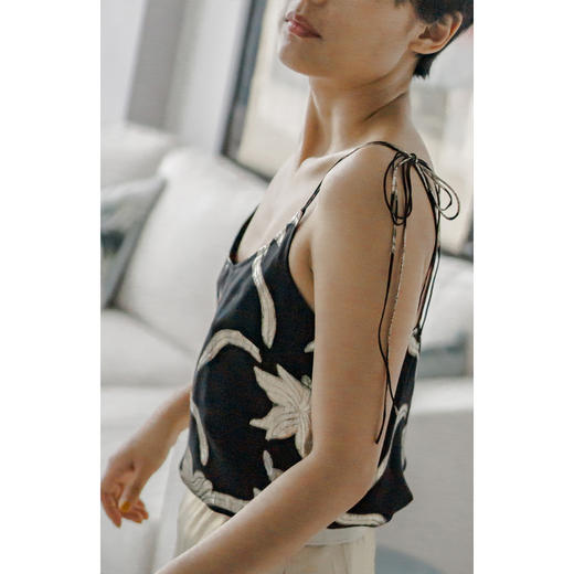 CG｜Round Neck Tank TOP [真丝吊带上衣] 商品图7