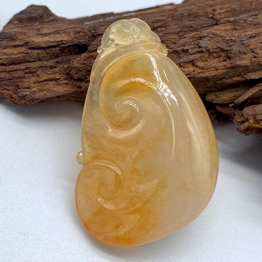 派瑞翡翠 翡翠挂件 糯种 翡色 商品图3