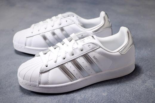 阿迪达斯Adidas 阿迪达斯 Superstar 贝壳头 头层皮 超软蓝底 36--44带半码 商品图13