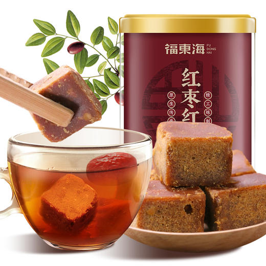 蔗香清甜枣香浓郁的红枣红糖 商品图1