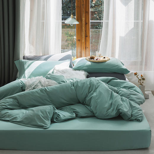 回购最多的天竺棉床上四件套2020纯色版 商品图11
