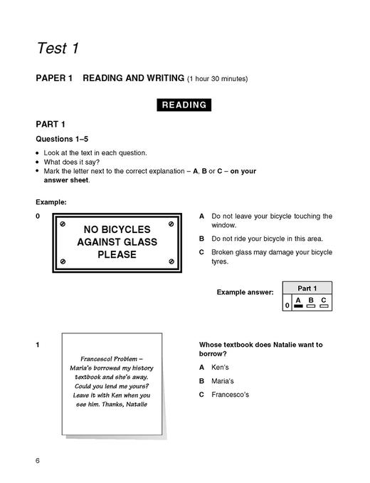 剑桥通用五级考试PET官方真题2 商品图1