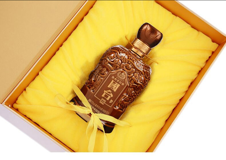 天士力国台酒龙酒53度500ml单瓶礼盒装酱香型白酒纯粮食酒贵州茅台镇