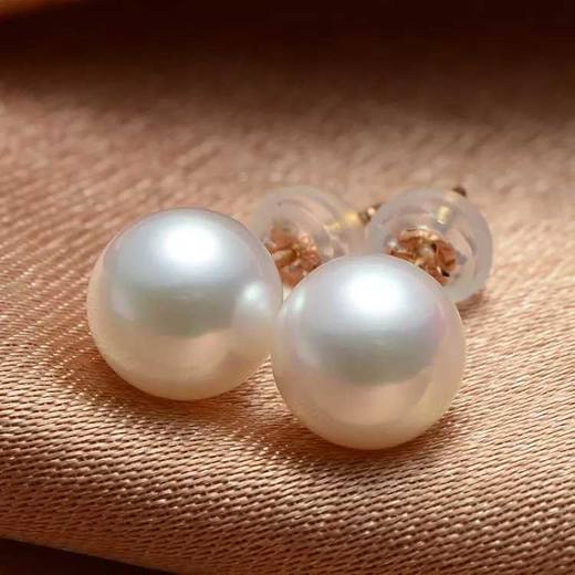 5F  灏润珠宝 海水akoya珍珠耳钉 商品图0