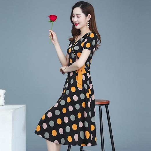 MQ-1227-922夏新款高端洋气收腰显瘦韩版雪纺连衣裙YY 商品图2