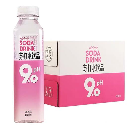 娃哈哈PH9.0苏打水500ml*15瓶弱碱性气泡水哇哈哈包邮整箱 商品图1