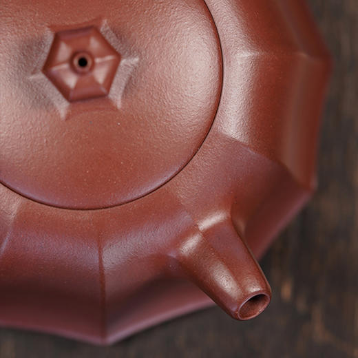 龙德堂陶艺 汤先武制 《秋菱》 原矿紫朱泥 330cc (库存请咨询) 商品图2