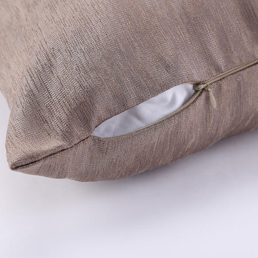 Sealy丝涟 棕色细条纹提花抱枕（单只） 商品图3