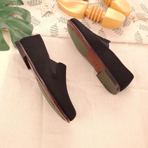 内联升男鞋手工单鞋牛皮镶芯底礼巾舌鞋送礼佳品7306A 商品图2