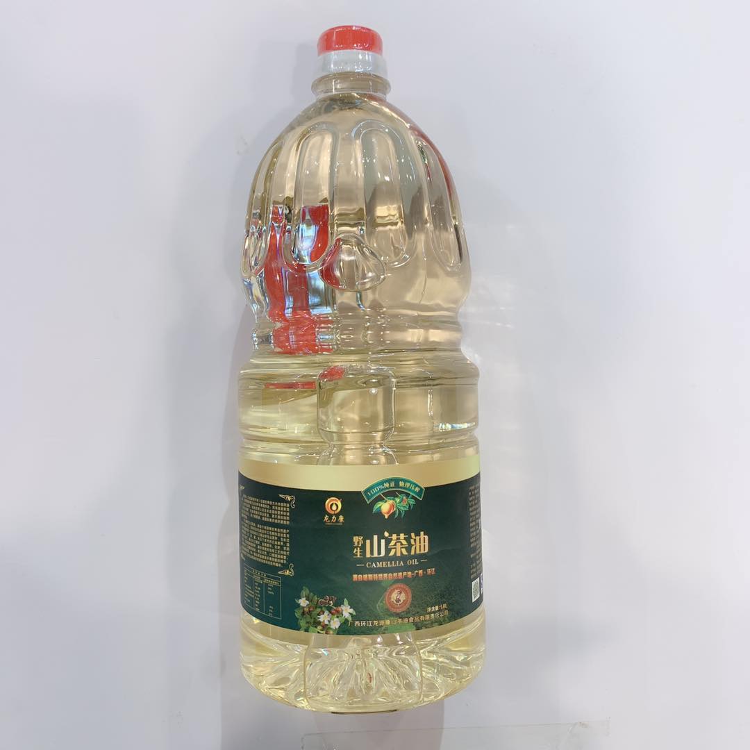 【山茶油】 环江县龙力康100%纯正野生山茶油物理压一级1.8L