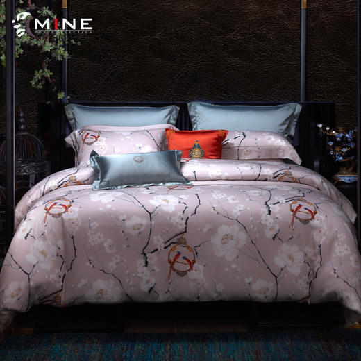 【4月25日嗨购节梦洁集团直播】寐3999 天丝四件套送水洗蚕丝被【品牌