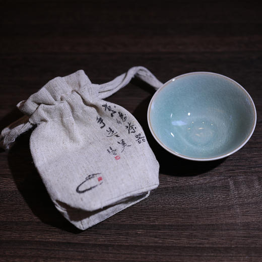 京德茶具：普洱茶陶瓷开片品茗茶杯单杯 55ml 商品图0