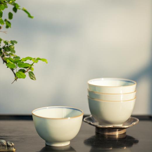 「茶器」青花岁寒三友杯（文心） 商品图0