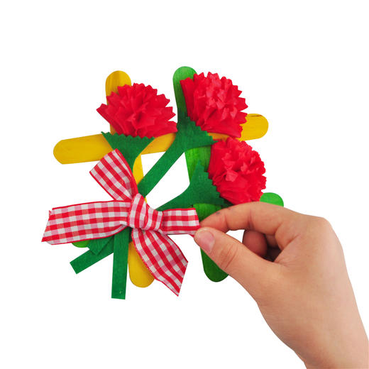 母亲节送妈妈的礼物手工diy自制相框花幼儿园自制材料制作包儿童 商品图4