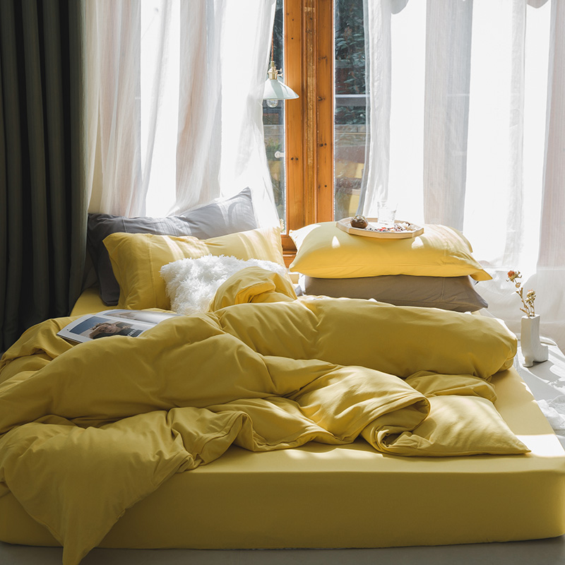 回购最多的天竺棉床上四件套2020纯色版