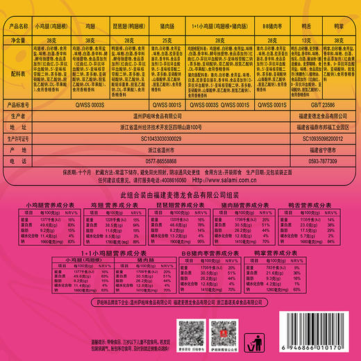 萨啦咪 网红小吃肉类零食大礼包特产小吃办公室休闲美食226克年货 商品图5