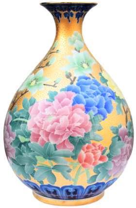 7F  大汉窑  中玉福春（牡丹）