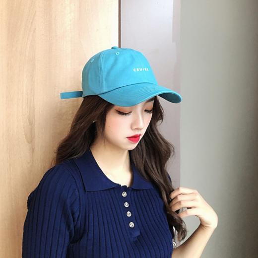 韩版时尚百搭字母棒球帽弯檐休闲鸭舌帽男原宿学生遮阳帽子女夏天 商品图2